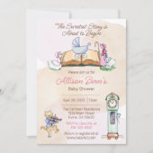 Moeder Goose Baby shower Uitnodiging (Voorkant)