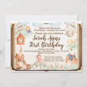 Moeder Goose Birthday Party Invitation Invite Kaart (Voorkant)