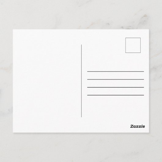 Moeder Goose Briefkaart (Achterkant)