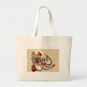 Moeder Goose Child Antiek Illustratie Grote Tote Bag