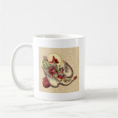 Moeder Goose Child Antiek Illustratie Koffiemok (Links)