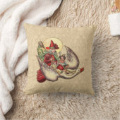 Moeder Goose Child Antiek Illustratie Kussen (Deken)