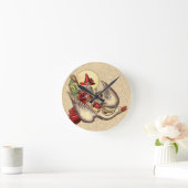 Moeder Goose Child Antiek Illustratie Ronde Klok (Huis)