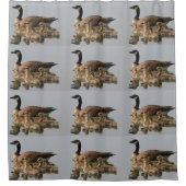 Moeder Goose en haar Goslings Douchegordijn (Voorkant)