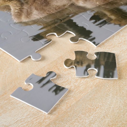 Moeder Goose en haar Goslings Legpuzzel (Zijkant)