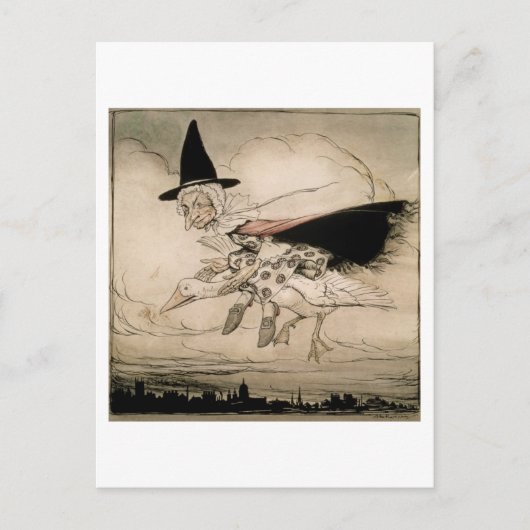 Moeder Goose, frontispion van 'Moeder Goose The Ol Briefkaart (Voorkant)