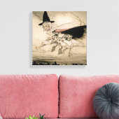 Moeder Goose, frontispion van 'Moeder Goose The Ol Canvas Afdruk (Insitu (Woonkamer))