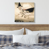 Moeder Goose, frontispion van 'Moeder Goose The Ol Canvas Afdruk (Insitu (Slaapkamer))