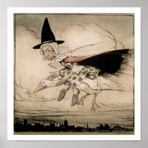 Moeder Goose, frontispion van 'Moeder Goose The Ol Poster