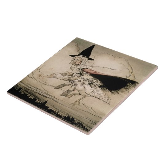 Moeder Goose, frontispion van 'Moeder Goose The Ol Tegeltje (Zijkant)