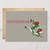 Moeder Goose -  illustratie Kaart (Voorkant / Achterkant)