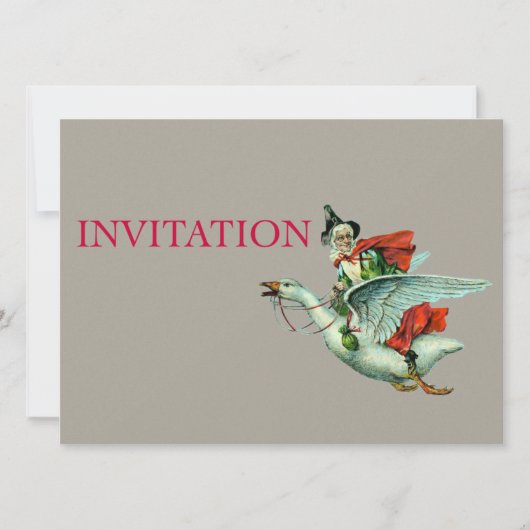 Moeder Goose -  illustratie Kaart (Voorkant)