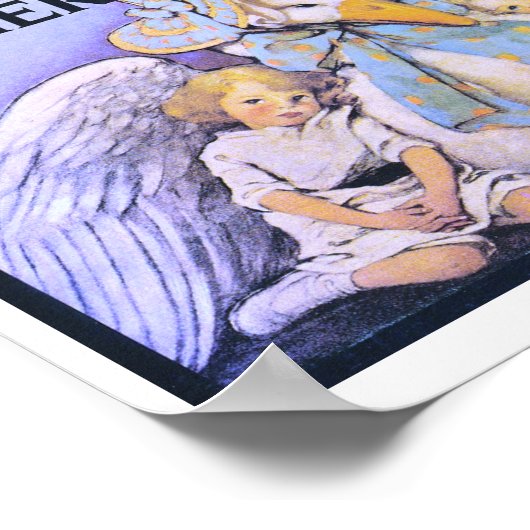 Moeder Goose, Jessie Willcox Smith Poster (Hoek)