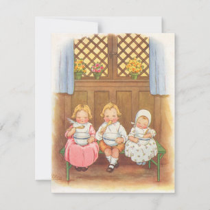 Moeder Goose  Kinderzanger Rhyme Kaart