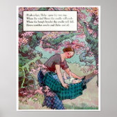 Moeder Goose Kwekerij Rhyme Hush Een Bye Baby Kwek Poster (Voorkant)