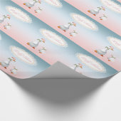 Moeder Goose met Bonnet en Glazen met Baby Cadeaupapier (Hoek)