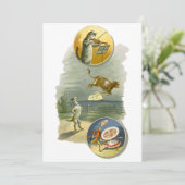 Moeder Goose Nursery Rhyme Baby shower Kaart (Staand voorkant)