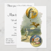 Moeder Goose Nursery Rhyme Baby shower Kaart (Voorkant / Achterkant)