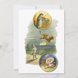 Moeder Goose Nursery Rhyme Baby shower Kaart