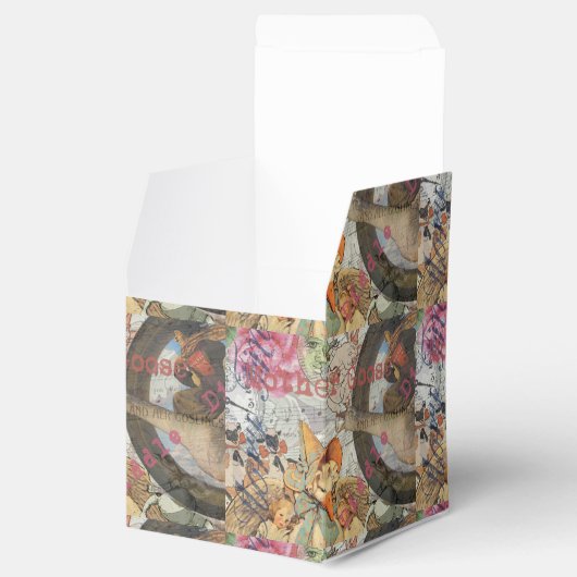 Moeder Goose Nursery Rhyme Fairy Tale Bedankdoosjes (Geopend)