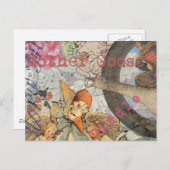 Moeder Goose Nursery Rhyme Fairy Tale Briefkaart (Voorkant / Achterkant)