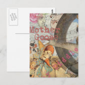 Moeder Goose Nursery Rhyme Fairy Tale Briefkaart (Voorkant / Achterkant)