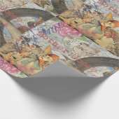 Moeder Goose Nursery Rhyme Fairy Tale Cadeaupapier (Hoek)