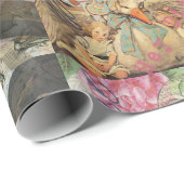 Moeder Goose Nursery Rhyme Fairy Tale Cadeaupapier (Rol Hoek)