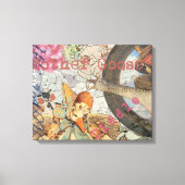 Moeder Goose Nursery Rhyme Fairy Tale Canvas Afdruk (Voorkant)