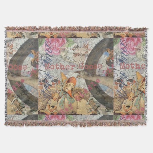 Moeder Goose Nursery Rhyme Fairy Tale Deken (Voorkant)