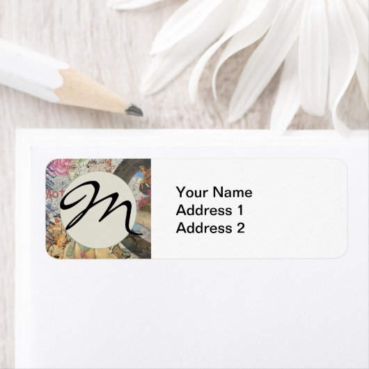 Moeder Goose Nursery Rhyme Fairy Tale Etiket (Insitu)