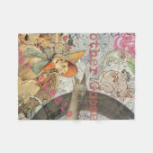 Moeder Goose Nursery Rhyme Fairy Tale Fleece Deken (Voorkant (Horizontaal))