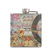 Moeder Goose Nursery Rhyme Fairy Tale Heupfles (Achterkant)