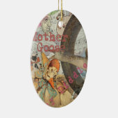 Moeder Goose Nursery Rhyme Fairy Tale Keramisch Ornament (Rechts)