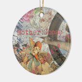 Moeder Goose Nursery Rhyme Fairy Tale Keramisch Ornament (Links)