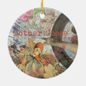 Moeder Goose Nursery Rhyme Fairy Tale Keramisch Ornament (Achterkant)