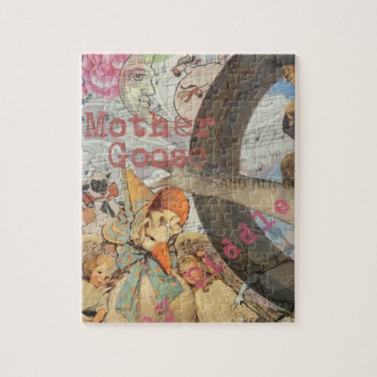 Moeder Goose Nursery Rhyme Fairy Tale Legpuzzel (Verticaal)