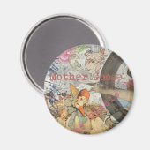 Moeder Goose Nursery Rhyme Fairy Tale Magneet (Voorkant / Achterkant)