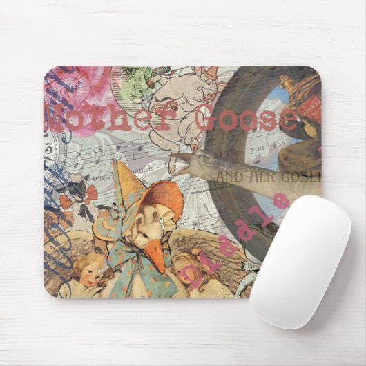 Moeder Goose Nursery Rhyme Fairy Tale Muismat (Met muis)