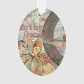 Moeder Goose Nursery Rhyme Fairy Tale Ornament (voorkant)