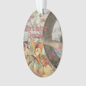 Moeder Goose Nursery Rhyme Fairy Tale Ornament (voorkant)