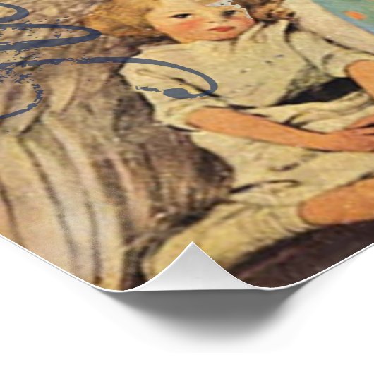 Moeder Goose Nursery Rhyme Fairy Tale Poster (Hoek)