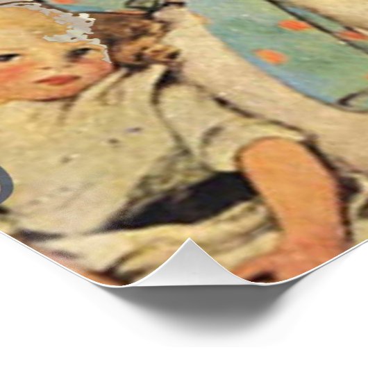 Moeder Goose Nursery Rhyme Fairy Tale Poster (Hoek)