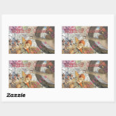 Moeder Goose Nursery Rhyme Fairy Tale Rechthoekige Sticker (Vel)