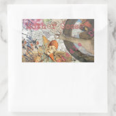 Moeder Goose Nursery Rhyme Fairy Tale Rechthoekige Sticker (Tas)