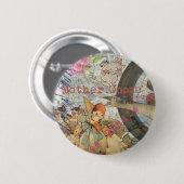 Moeder Goose Nursery Rhyme Fairy Tale Ronde Button 5,7 Cm (Voorkant /achterkant)