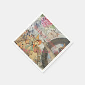 Moeder Goose Nursery Rhyme Fairy Tale Servet (Hoek)