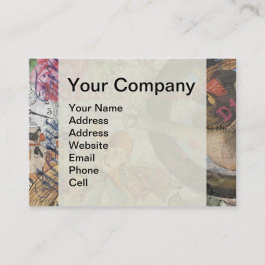 Moeder Goose Nursery Rhyme Fairy Tale Visitekaartje (Voorkant)