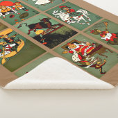 Moeder Goose Nursery Rhymes Fantasy kerytales Sherpa Deken (3/4)