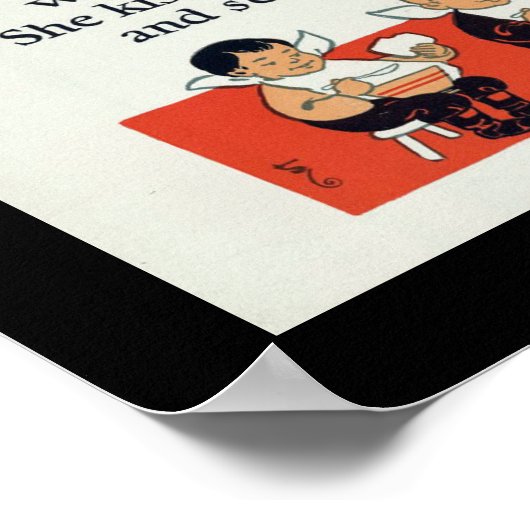 Moeder Goose Poster (Hoek)